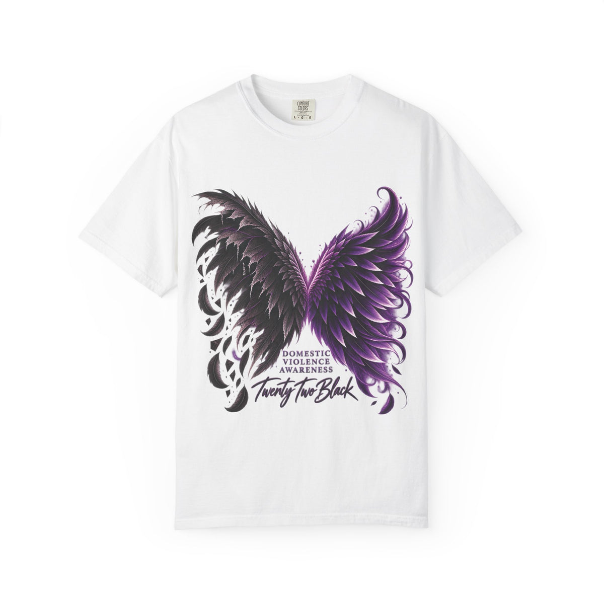 Domestic Violence Awareness Comfort Colors Tee — Twenty Two Black