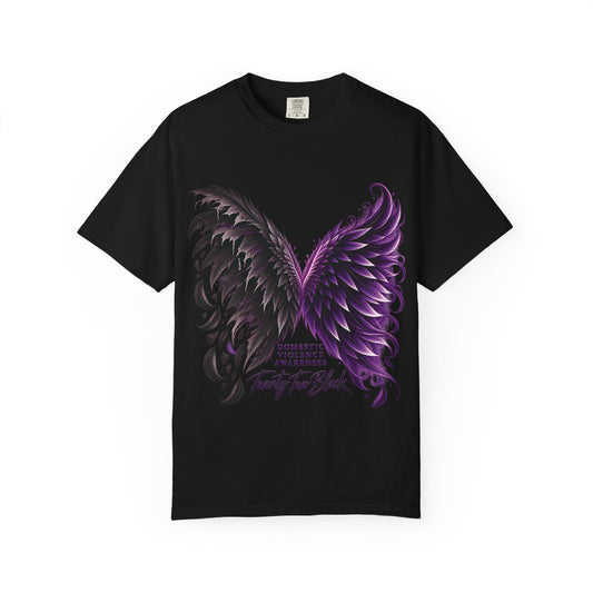 Domestic Violence Awareness Comfort Colors Tee — Twenty Two Black