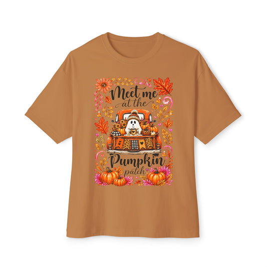 Meet Me at the Pumpkin Patch T‑Shirt — Fall Pumpkin Truck Graphic Tee