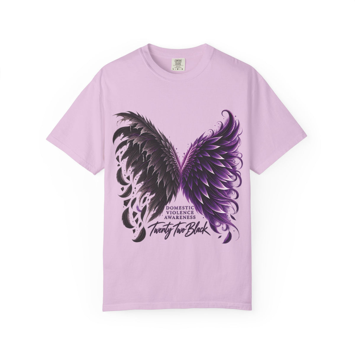 Domestic Violence Awareness Comfort Colors Tee — Twenty Two Black